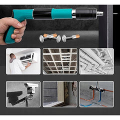 Kit pistol manual pentru fixare nituri/ cuie, Accesorii + 50 Cuie - PromotiiZilnice
