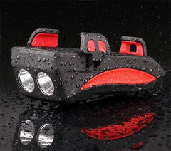 Lanterna bicicleta multifunctionala cu suport telefon si baterie de incarcare - PromotiiZilnice