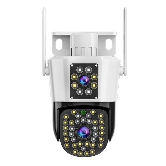 Camera Duala WiFi Jortan, 6MP 4K Ultra HD, Detectare Umana, Recunoastere Faciala