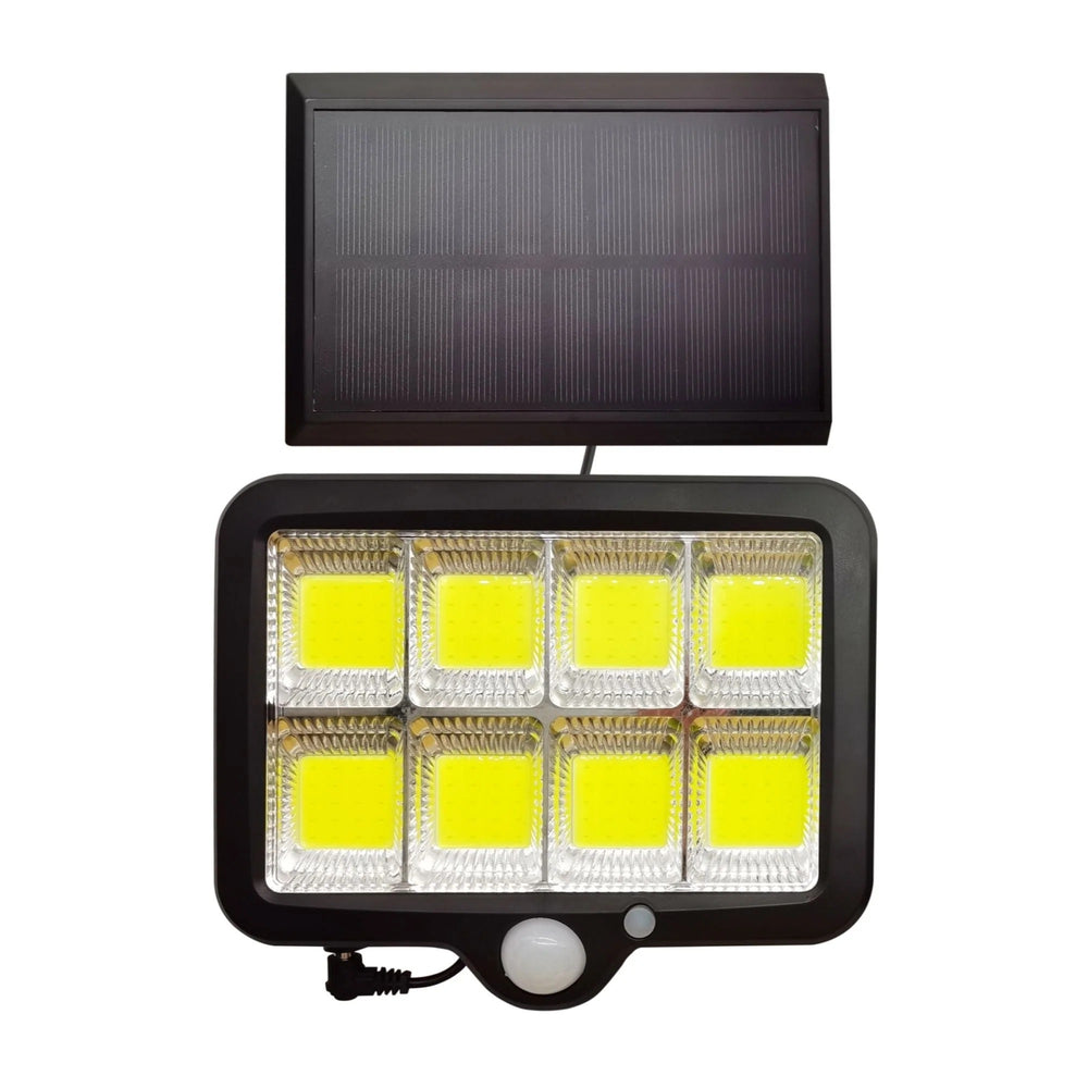Lampa Solara 100W, 100 LED COB, IP65, Senzor de Miscare - PromotiiZilnice