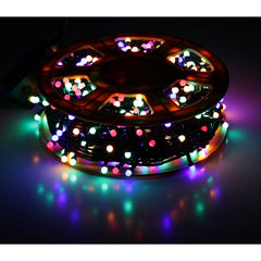 Instalatie De Craciun, 100 m, 480 LED -uri, Jocuri de Lumini, Pentru Exterior/Interior - PromotiiZilnice