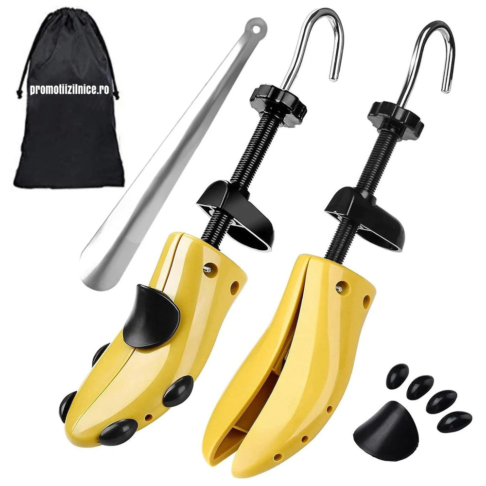 Set 2 Sanuri/Calapoade Reglabile pentru Pantofi, Largire si Alungire PromotiiZilnice