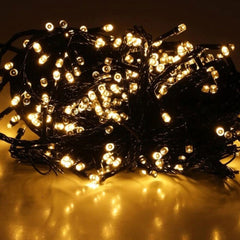 Instalatie De Craciun, 100 m, 480 LED -uri, Jocuri de Lumini, Pentru Exterior/Interior - PromotiiZilnice
