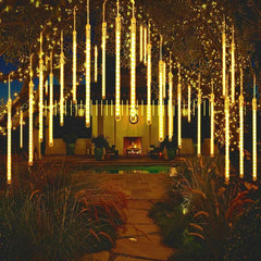 Instalatie Craciun Turturi LED cu Efect Meteor Shower, 288 LED-uri, IP44, Exterior-Interior - PromotiiZilnice