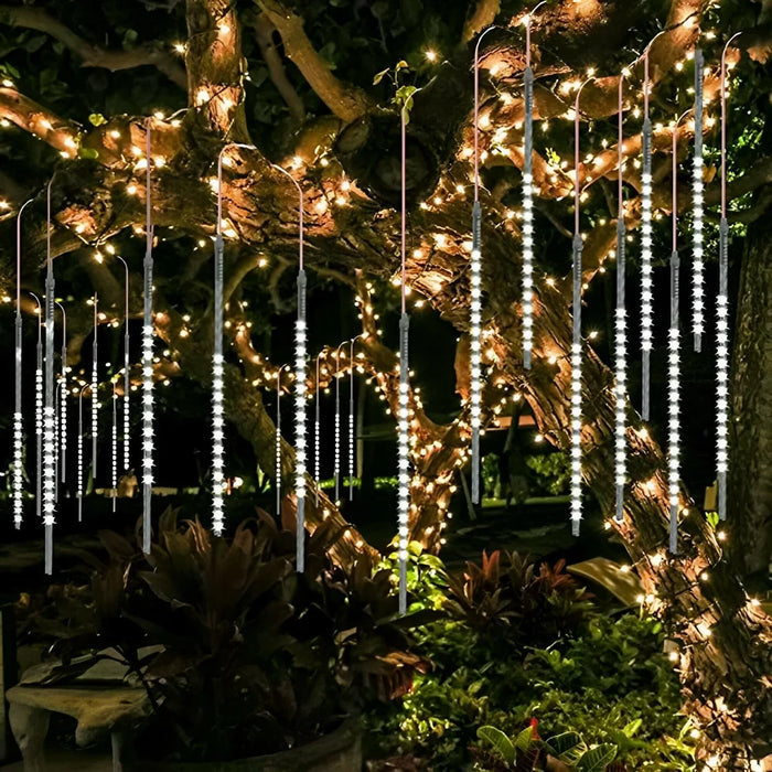 Instalatie Craciun Turturi LED cu Efect Meteor Shower, 288 LED-uri, IP44, Exterior-Interior - PromotiiZilnice