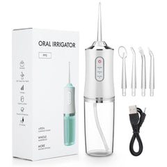 Set 2 bucati Irigator Bucal Portabil cu Rezervor 220 ml PromotiiZilnice