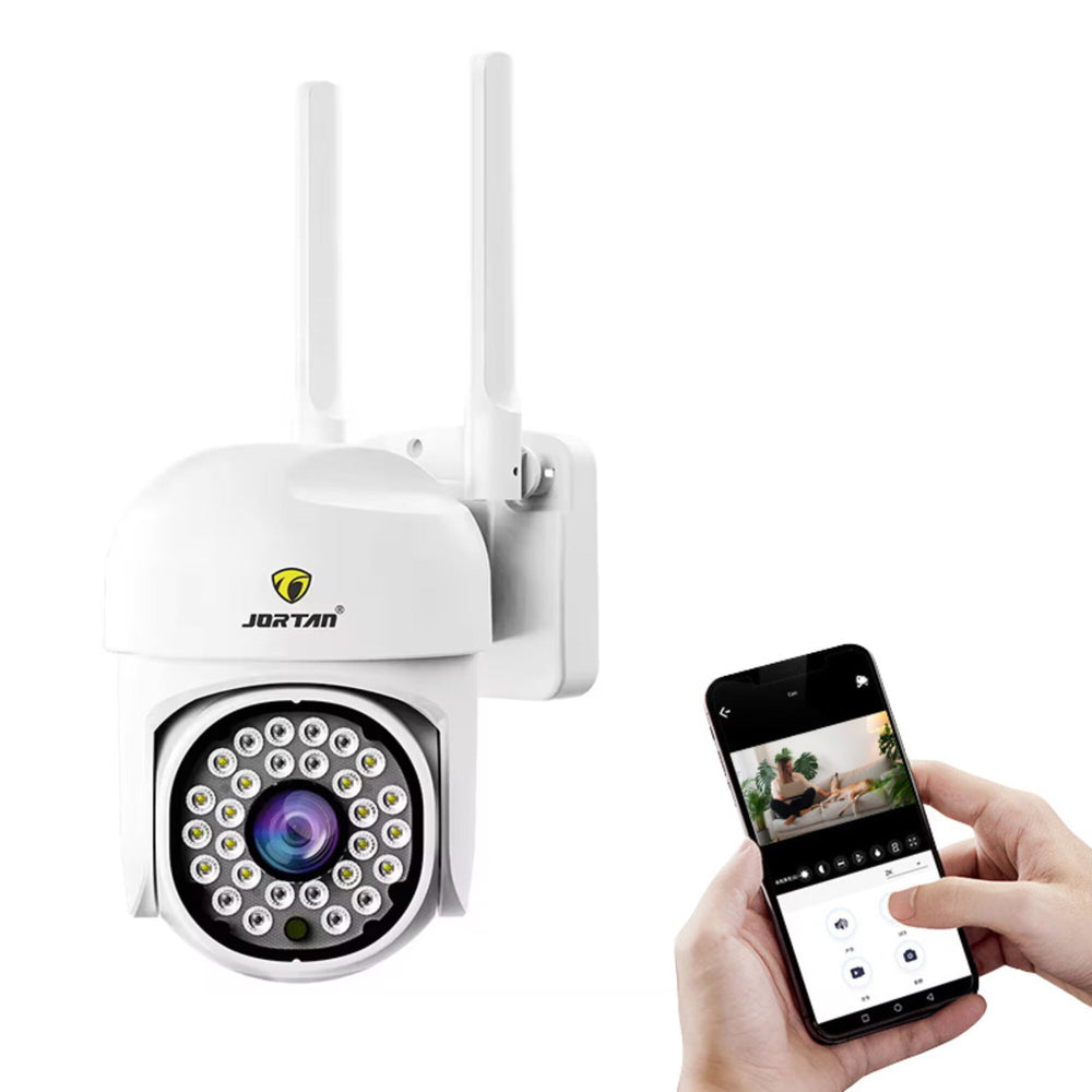 Set Complet Supraveghere: 2 Camere IP 360° WiFi Jortan + 2 Carduri 32GB PromotiiZilnice