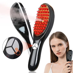 Perie de par electrica cu atomizare ioni negativi, masaj al scalpului, difuzor de ulei de ingrijire PromotiiZilnice