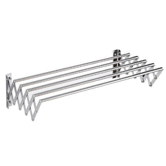 Uscator rufe din aluminiu, retractabil, cu prindere in perete 70cm PromotiiZilnice