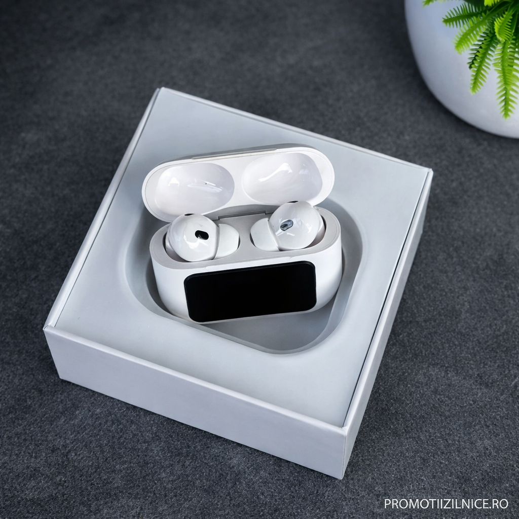 Casti Wireless Bluetooth A9 Pro – Bluetooth 5.4, Microfon HD, Control Tactil, ANC/ENC, Rezistente la Apă, Autonomie Extinsă PromotiiZilnice