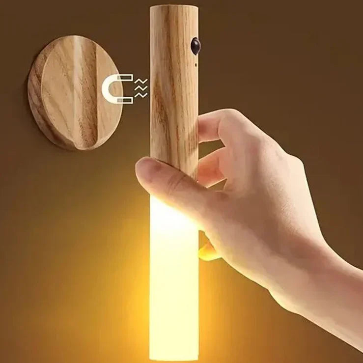 Set 4 Lampa LED de perete cu senzor de miscare, prindere de suport cu magnet, portabil, comutator ON/OFF,AUTO - PromotiiZilnice