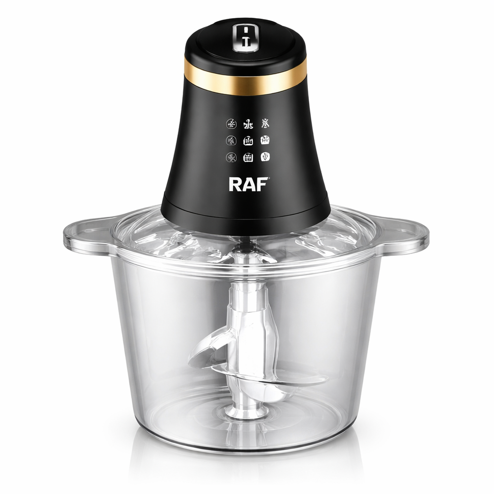 Tocator electric multifunctional RAF R7041 Smart Pulse 800W, bol 3L, 4 lame, 2 viteze, pentru carne si legume Powersale