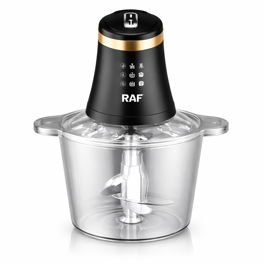 Tocator electric multifunctional RAF R7041 Smart Pulse 800W, bol 3L, 4 lame, 2 viteze, pentru carne si legume Powersale