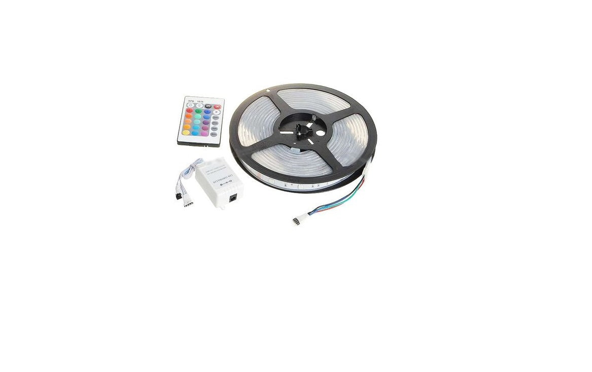 Banda LED RGB multicolor cu telecomanda 5 metri Imagine secundară a produsului