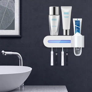 Dozator pentru pasta de dinti si sterilizator UV periute PromotiiZilnice