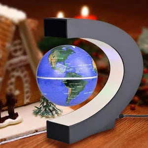 Glob pamantesc plutitor care leviteaza cu suport luminat colorat PromotiiZilnice Imagine principală a produsului