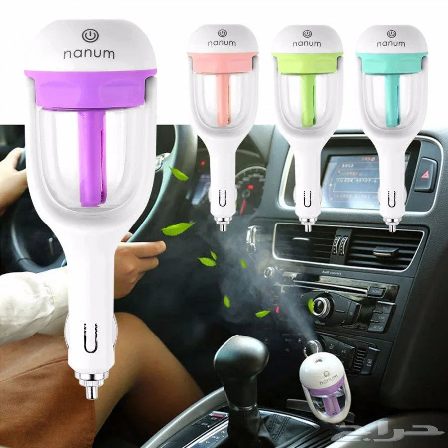 Difuzor auto de uleiuri esentiale, umidificator si purificator aer - Imagine secundară a produsului