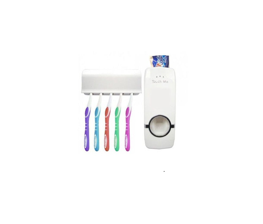 Dozator pasta de dinti cu suport pentru 5 periute PromotiiZilnice