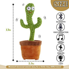 Jucarie cactus, canta, danseaza si imita cuvinte PromotiiZilnice