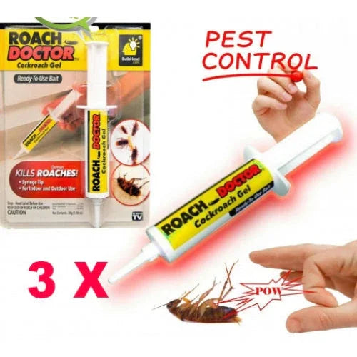 Set 3 x Insecticid tip seringa, solutie antigandaci RoachDoctor PromotiiZilnice