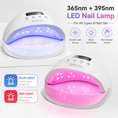 Set Profesional Manichiură UV LED – Freză Electrică Unghii + 2 Lămpi UV/LED pentru Gel, Semi și Pedichiură | Kit Complet Salon Acasă LUXORYABEAUTY