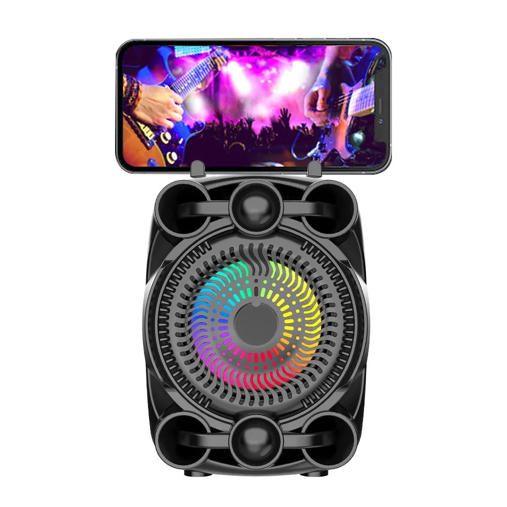 Boxă Bluetooth cu Sunet Stereo și Lumini RGB - PromotiiZilnice Imagine principală a produsului