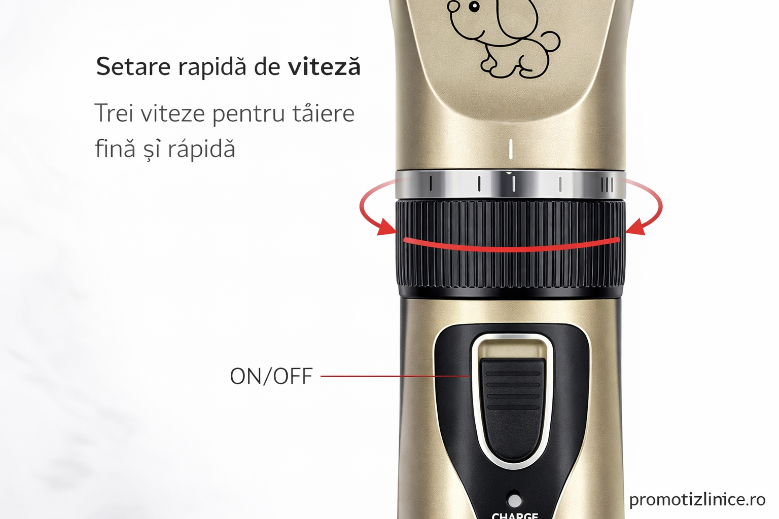 Set Profesional de Tuns și Îngrijire pentru Animale cu 4 Accesorii + Foarfecă, Pieptan, Clește și Pilă PromotiiZilnice