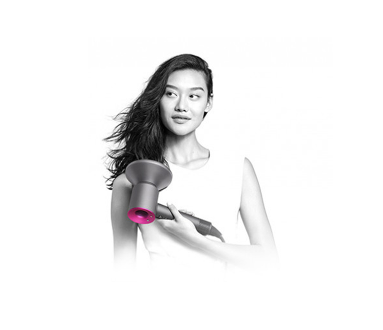 Set uscator de par, clasic, 3 trepte temperatura, roz, 5 duze inlocuibile PromotiiZilnice