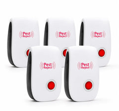 Set 5 Bucati Aparat Ultrasonic Anti Tantari, Gandaci, Furnici si Rozatoare PromotiiZilnice