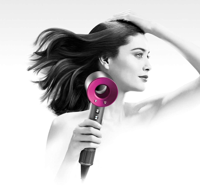 Set uscator de par, clasic, 3 trepte temperatura, roz, 5 duze inlocuibile PromotiiZilnice