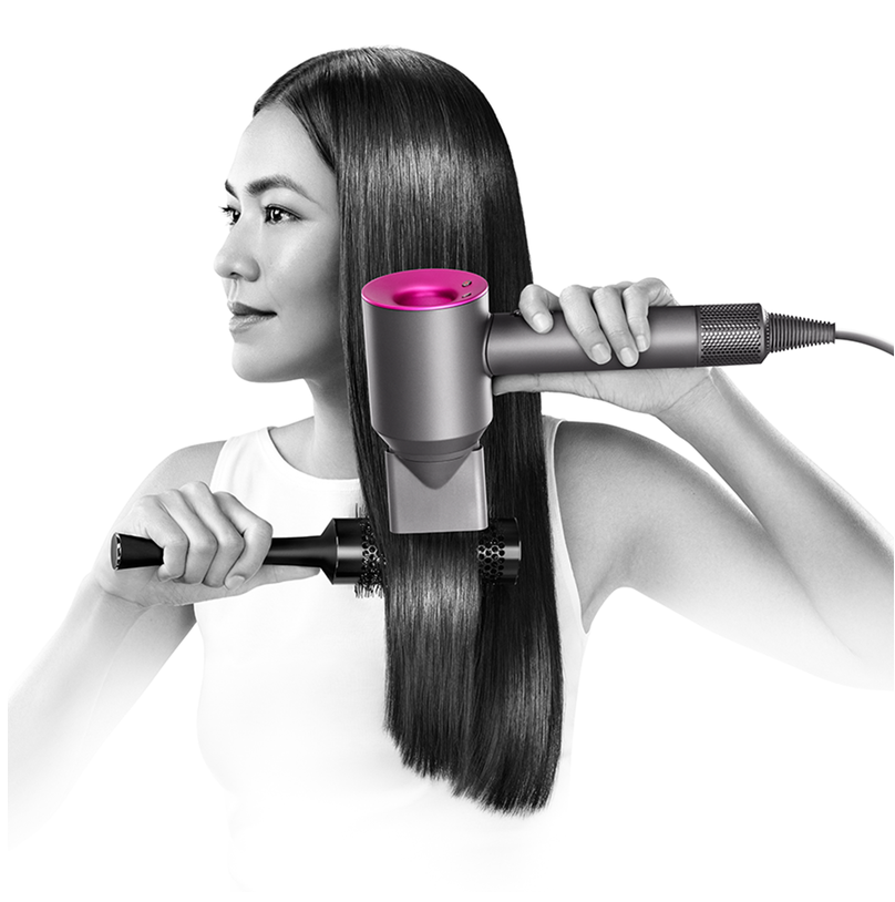 Set uscator de par, clasic, 3 trepte temperatura, roz, 5 duze inlocuibile PromotiiZilnice