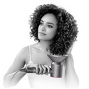 Set uscator de par, clasic, 3 trepte temperatura, roz, 5 duze inlocuibile