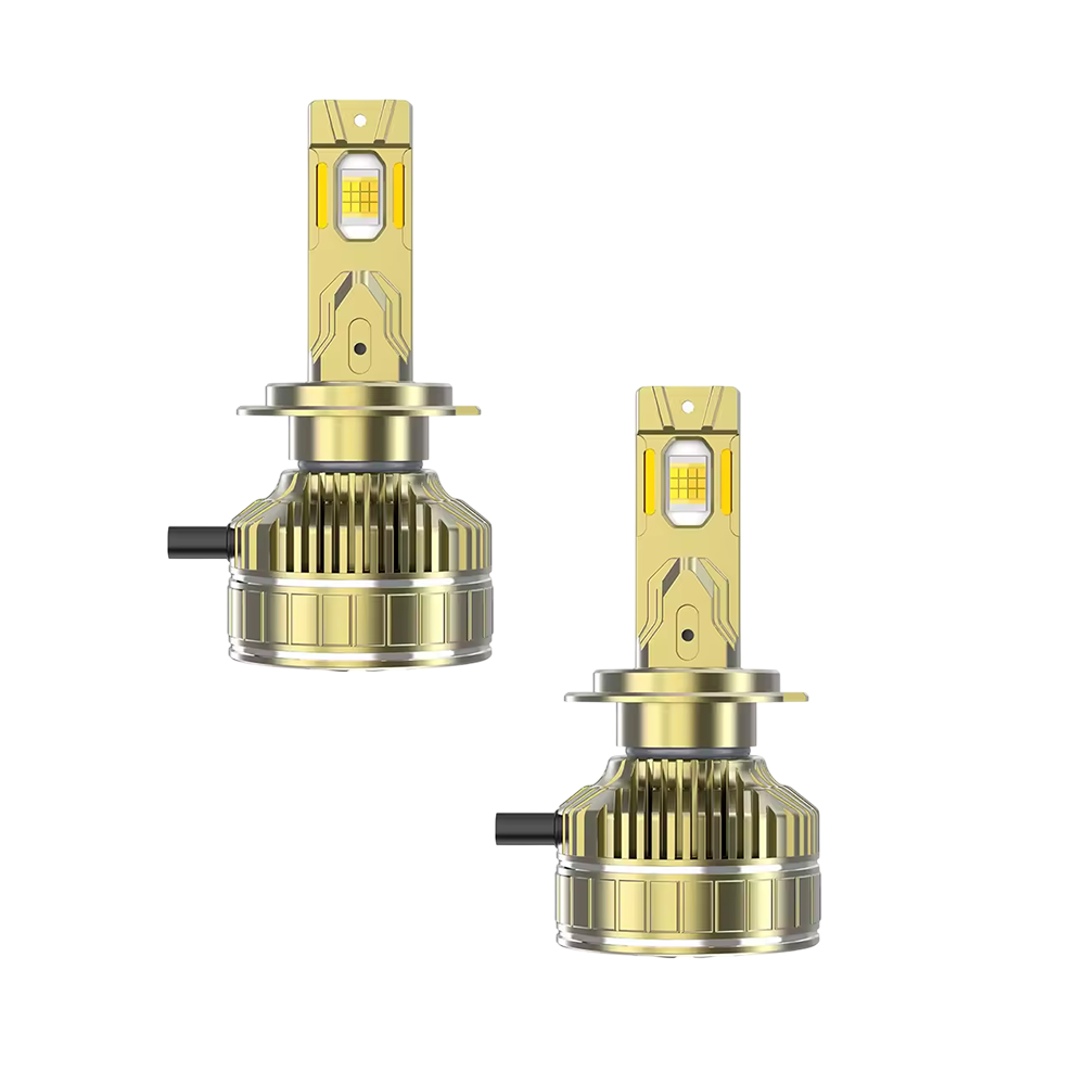 Bec LED Auto H7 210W, Aplicatie Smart, 98600LM, 3 Moduri de Culoare, Rezistent la Apă - PromotiiZilnice Imagine principală a produsului