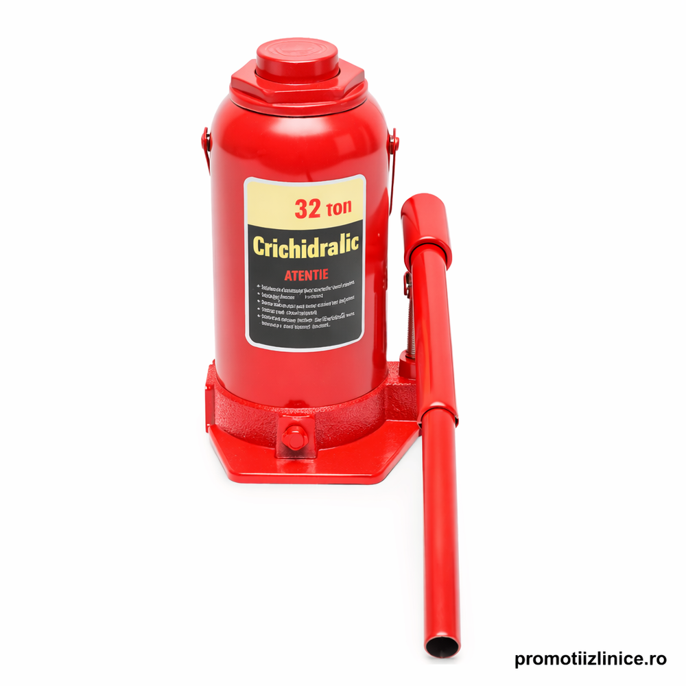 Cric hidraulic 32 tone profesional – cric auto heavy duty pentru camioane, utilaje și tractoare PromotiiZilnice