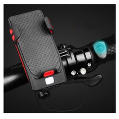 Lanterna suport telefon bicicleta, alarma, baterie de incarcare PromotiiZilnice