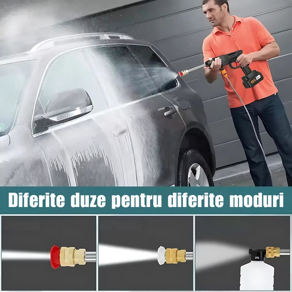 Aparat de spalat cu presiune mobil cu 2 acumulatori 8L/min PromotiiZilnice