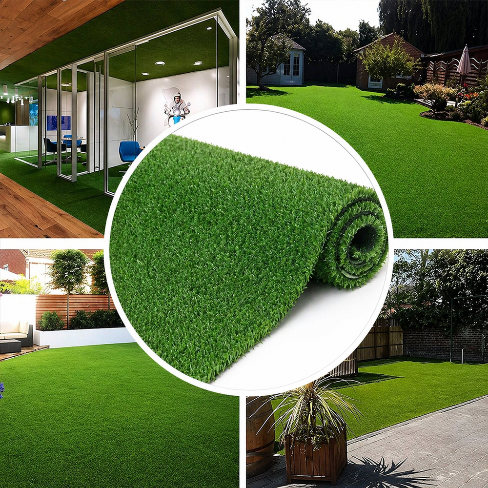 Gazon artificial E-Floor  29 mm, polipropilena, 200x100 cm – aspect natural, drenaj rapid, rezistent UV, pentru balcon, terasa si gradina PromotiiZilnice