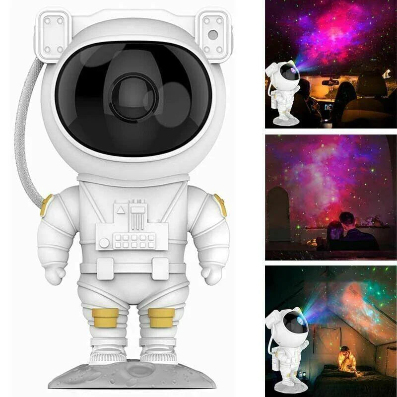 Proiector laser Astronaut cu joc de lumini nebula si stele, LED PromotiiZilnice