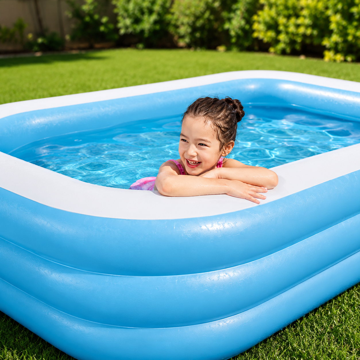 Piscina Gonflabila Family Pool XXL 201 x 150 x 51 cm – Distractie Racoritoare pentru Intreaga Familie Powersale