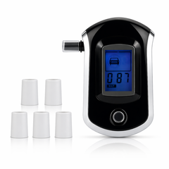 Tester Alcoolemie Digital Portabil cu 5 Muștiucuri, Afișaj LCD, Rezultate Rapide și Precise PromotiiZilnice