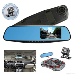 Oglinda auto DVR retrovizoare, camera fata-spate Full HD 1080 PromotiiZilnice Imagine principală a produsului