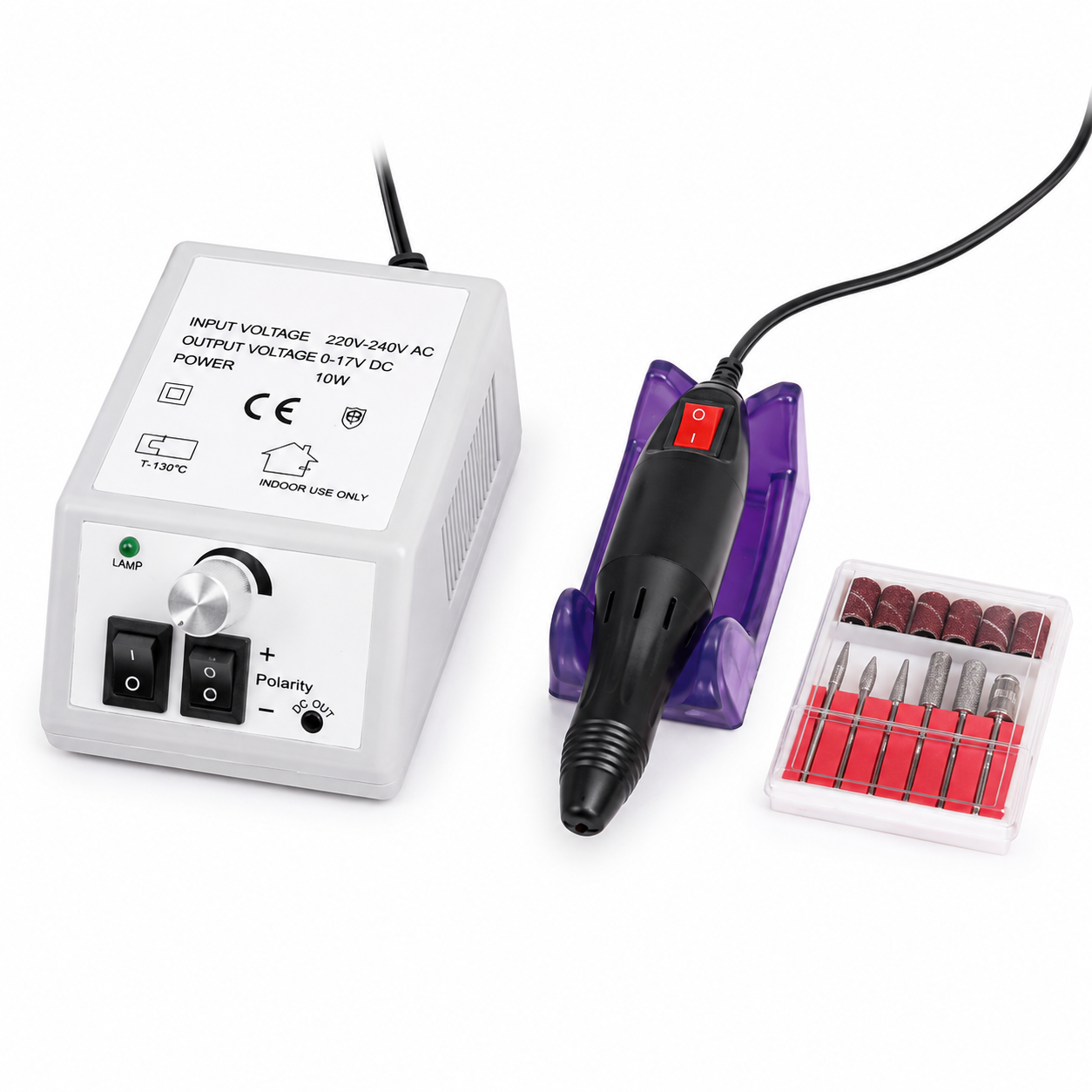 Set Profesional Manichiură UV LED – Freză Electrică Unghii + 2 Lămpi UV/LED pentru Gel, Semi și Pedichiură | Kit Complet Salon Acasă LUXORYABEAUTY