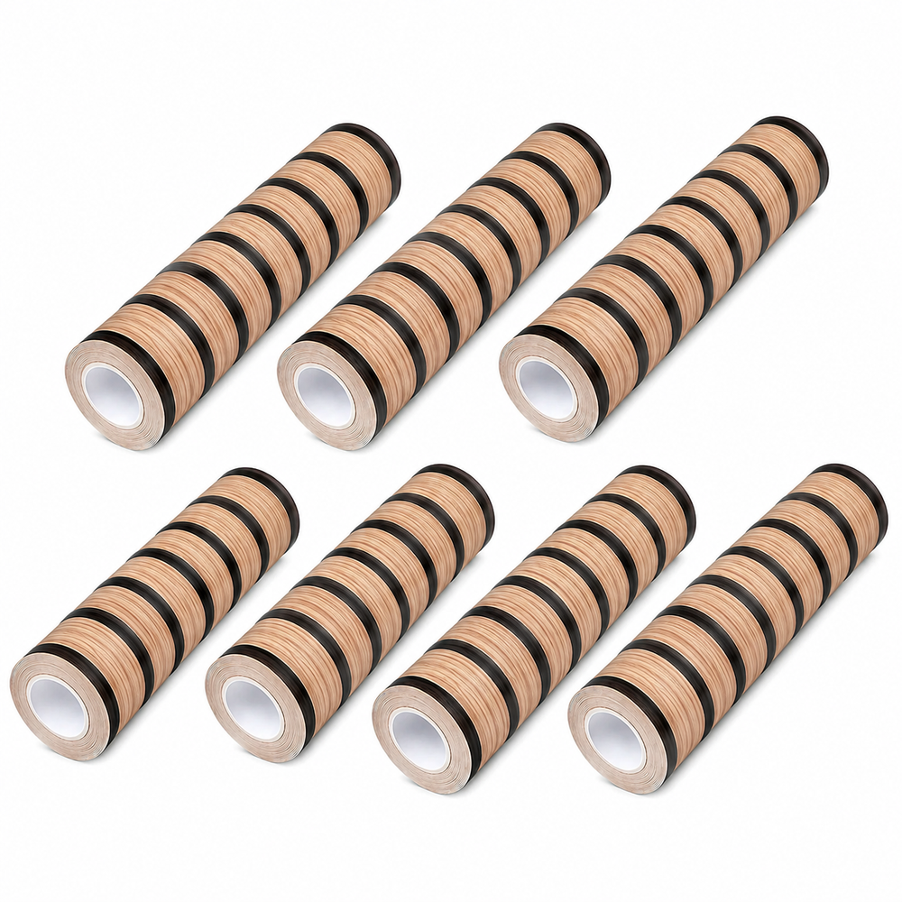 Set 7 Bucăți Folie Autocolantă pentru Mobilier și Pereți Aspect Lemn Modern | 5 + 2 Cadou Powersale
