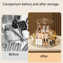 Organizator Cosmetice Rotativ 360° cu Design Elegant – Suport de Machiaj Multifunctional