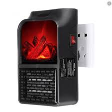 Aeroterma portabila Flame Heater 500 W cu 2 niveluri temperatura si display digital - PromotiiZilnice