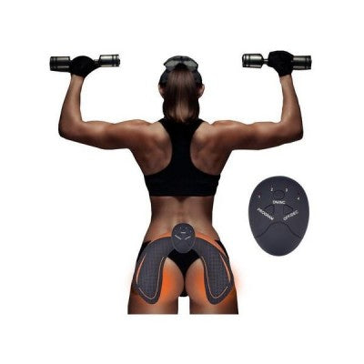 Aparat de fitness cu EMS, electrostimulare musculara, special pentru muschii fesieri PromotiiZilnice