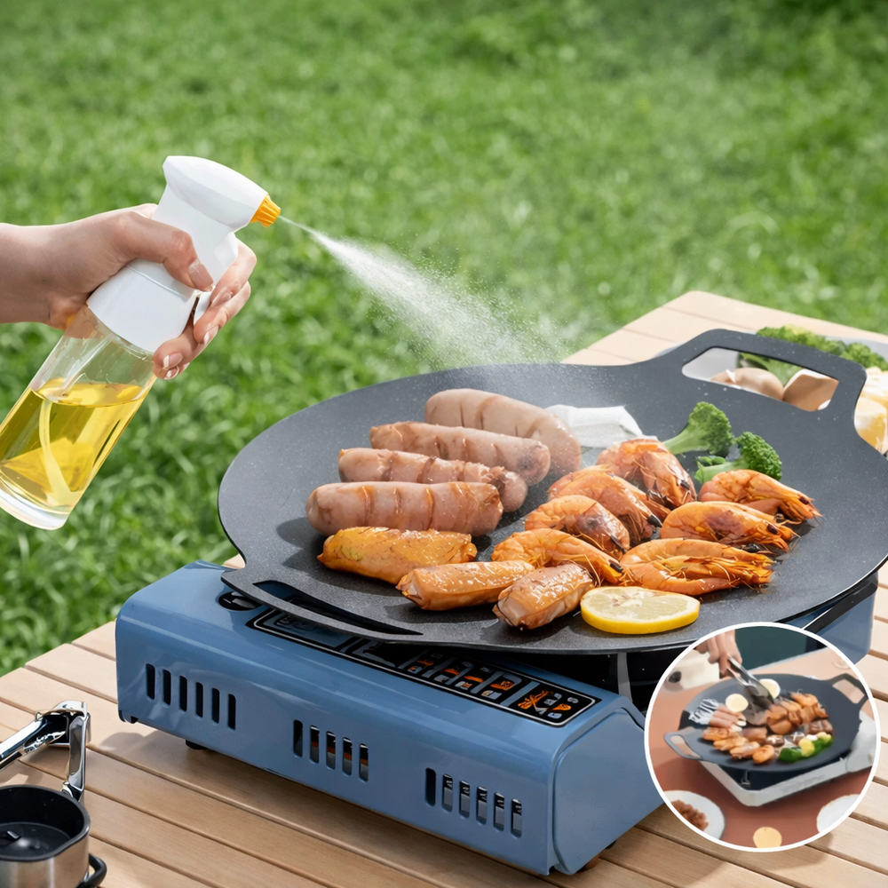 Set 2 Bucăți Plită Japoneză 36 cm – Antiaderentă, Gătire Rapidă pe Aragaz & Inducție PromotiiZilnice