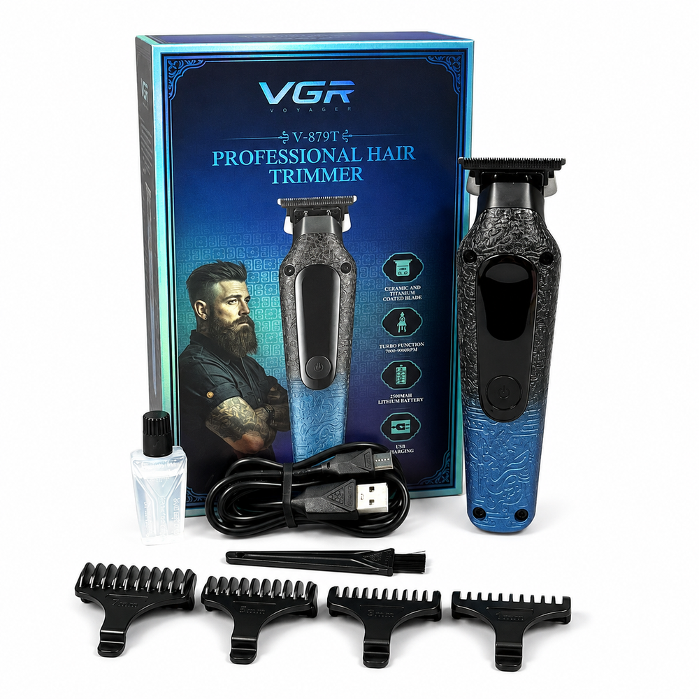 Mașină de Tuns VGR V-879T, 7500 RPM, Display LED, Autonomie 300 Min PromotiiZilnice