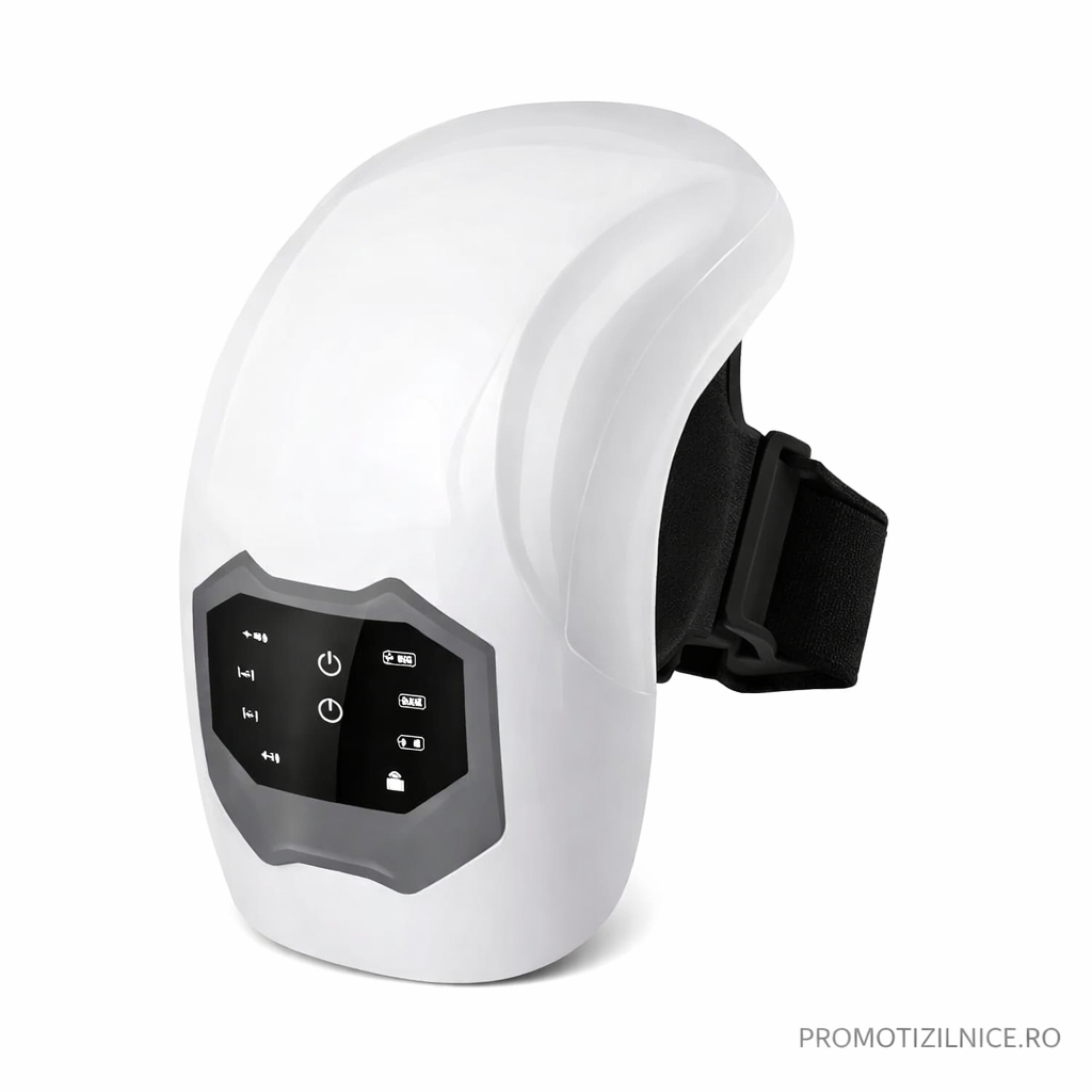 Aparat de masaj pentru genunchi cu incalzire, vibratii si control tactil PromotiiZilnice