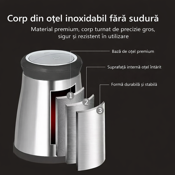 Set 2 Tocator electric carne și legume – 4 lame inox, 2 viteze, bol inox capacitate mare PromotiiZilnice